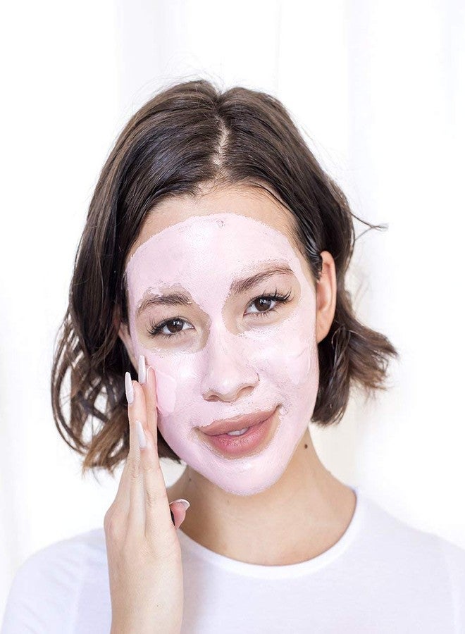 masque Bar Pink Clay Peel Off Mask with Grapefruit - Brightening Facial Pore Refiner For Acne, Blemishes, Oily Skin, & Blackheads, Made in Korea - Image 3